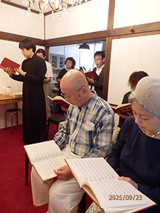 
和歌山ハリストス正教会　会堂成聖祈祷